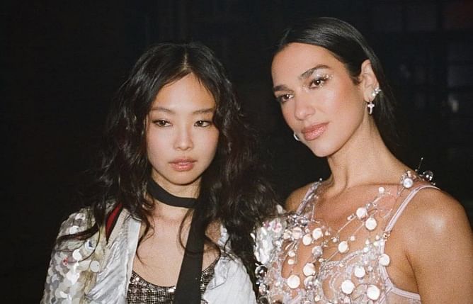 "BEST COLLAB IN THE ALBUM"- Fans react as BLACKPINK's Jennie's Handlebars (feat. Dua Lipa) surpasses 100 M streams on Spotify