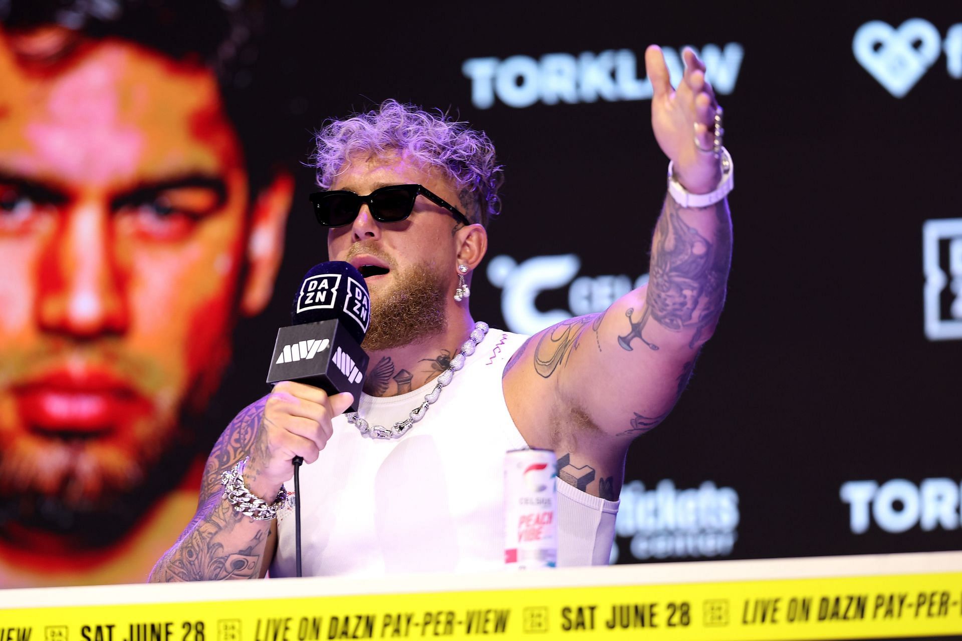 Jake Paul v Julio Cesar Chavez Jr. - Press Conference - Source: Getty