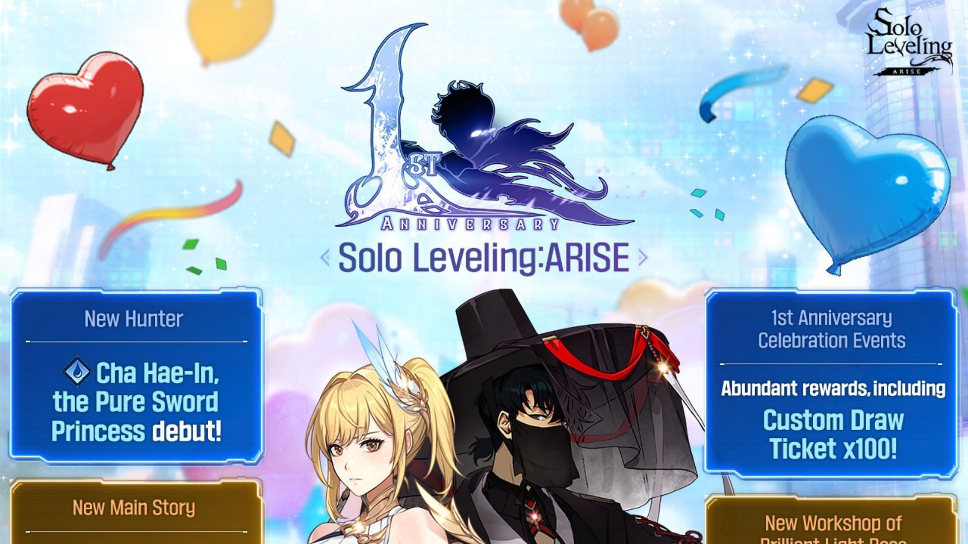 solo leveling arise may 8 upate