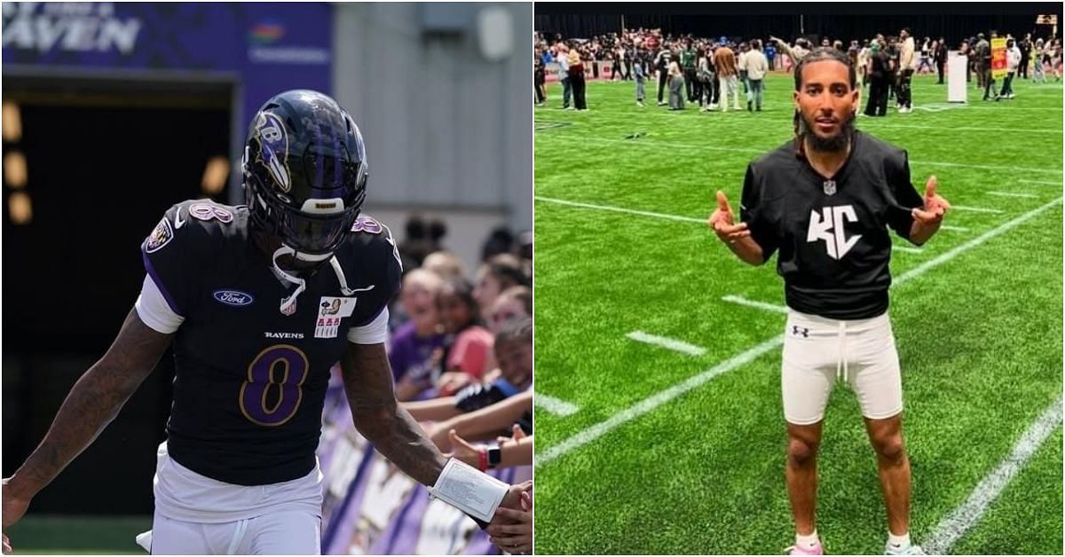 Darrell Doucette and Lamar Jackson (Credits: Doucette and Jackson IG) 