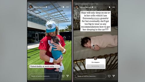 Trevor Lawrence's wife Marissa underlines daughter Shae's concerning issue (Image Credit: Marissa/IG)