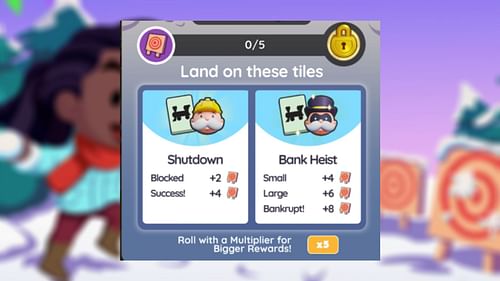 Land on the Railroad tile to earn points (Image via Scopely)