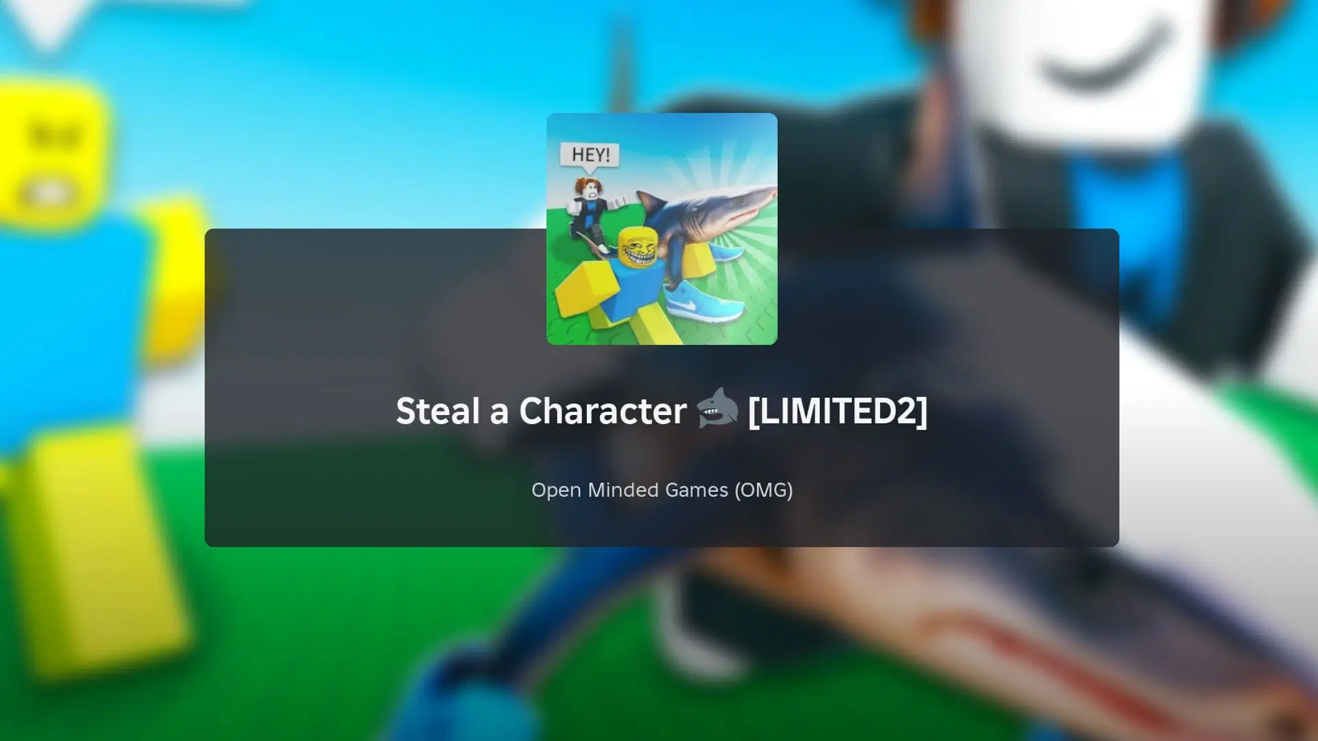 Steal a Character loading screen
