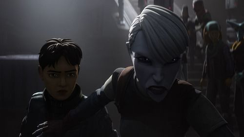 Asajj Ventress as seen in Star Wars: Tales of the Underworld (Image via Disney+)