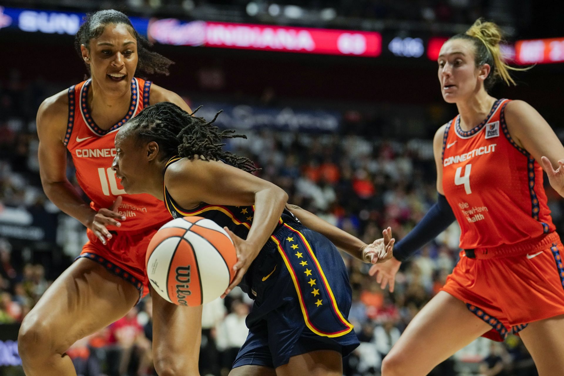 Indiana Fever v Connecticut Sun - Game One - Source: Getty