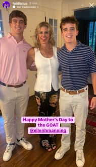 Heid and Arch Manning celebrated Mother's Day with their mother. - Source: Instagram/@heidlarius