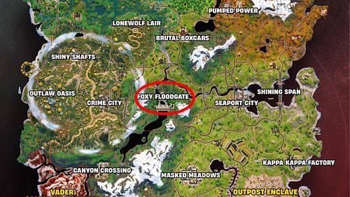 Foxy Floodgate in Fortnite C6S3 (Image via Epic Games)