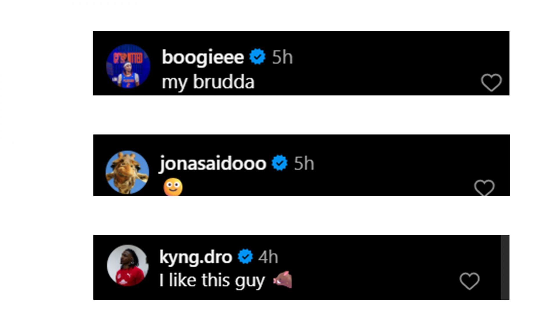 Screenshot, via Instagram
