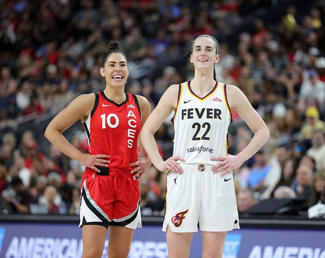 Kelsey Plum left in stitches over 'wild' Caitlin Clark comparison in unique battle