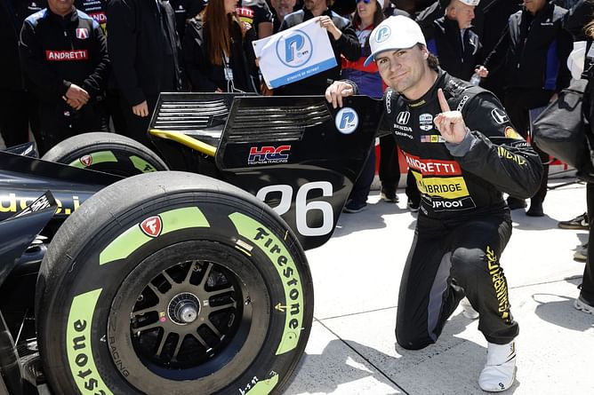 "Poleton Herta is back in Detroit": Fans react to Colton Herta securing pole for IndyCar's street outing