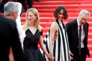 (L-R) Jury Members Alba Rohrwacher, Halle Berry and Hong Sang-soo attend the red carpet for the opening ceremony and Partir Un Jour screening at the 78th annual Cannes Film Festival (Image via Pascal Le Segretain/Getty Images)