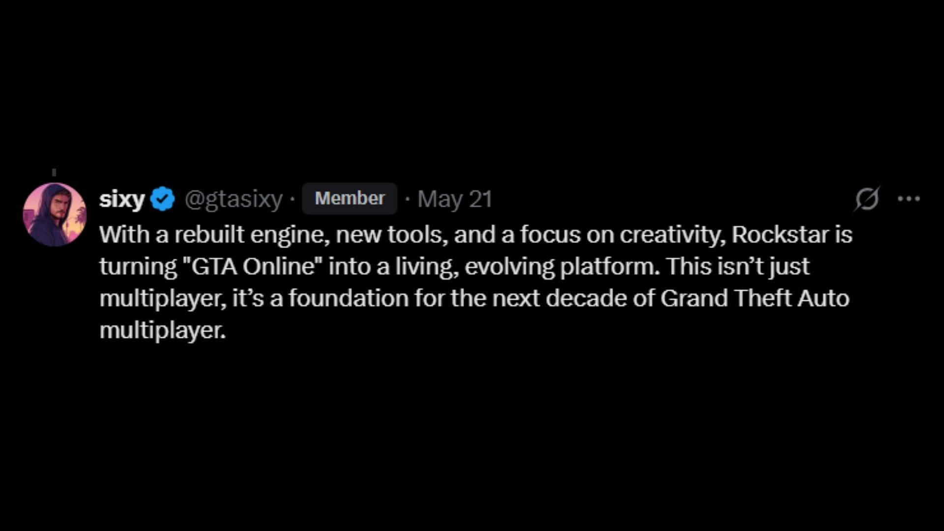 GTA Online 2 is expected to last long (Image via X)