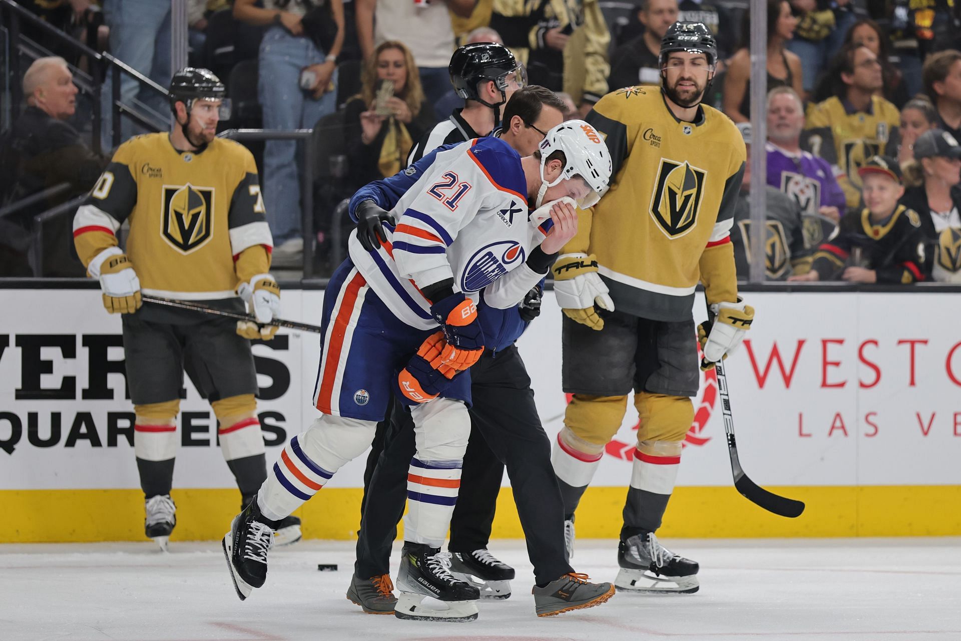 Edmonton Oilers v Vegas Golden Knights - Game Two - Source: Getty