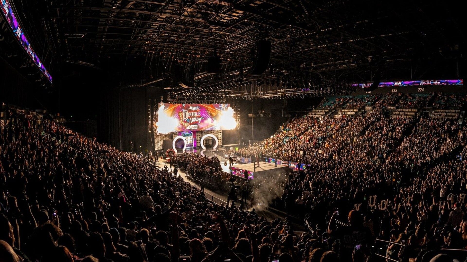 AEW fans cheer for Double or Nothing 2024 in Las Vegas