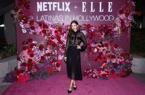 Justice at the Emilia Pérez Latinas In Hollywood Tastemaker event (Image via Getty)