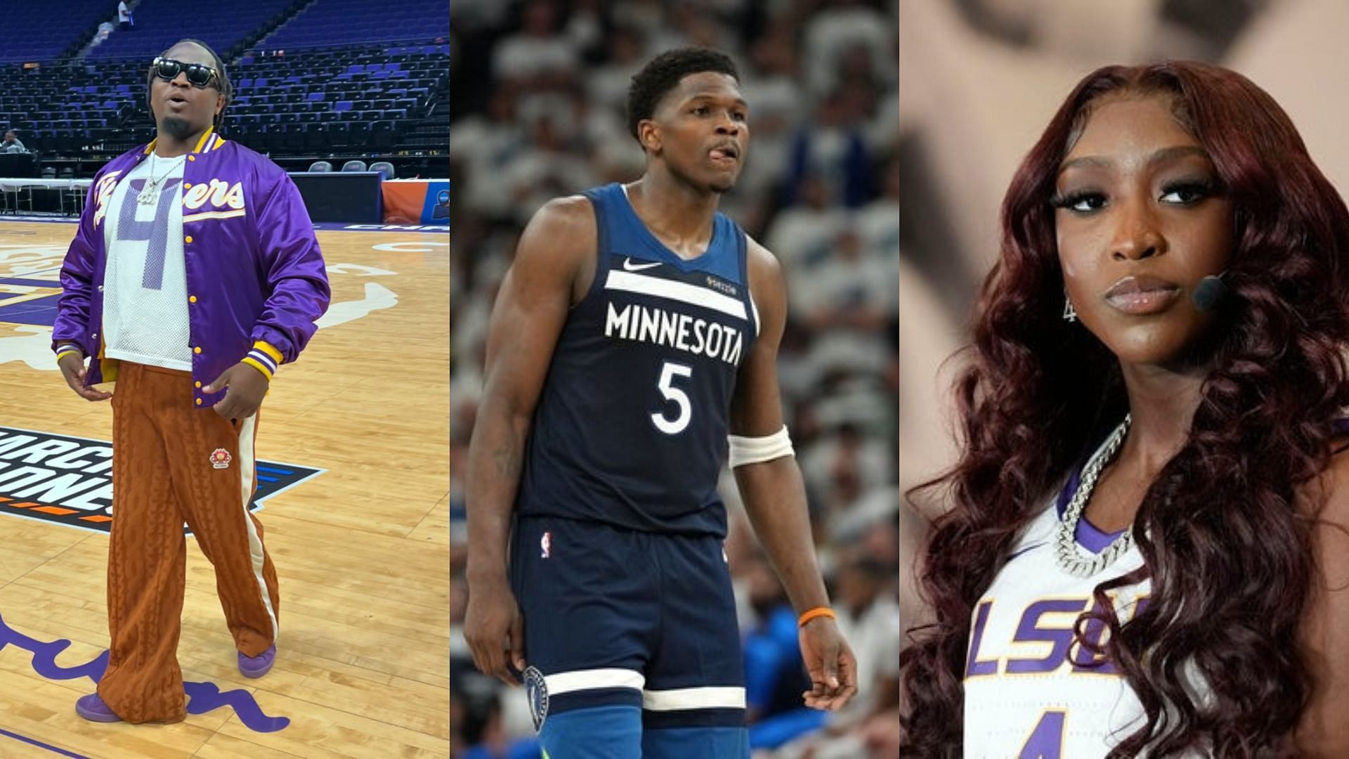 Flau&rsquo;jae Johnson&rsquo;s stepdad Ameen Brooks trolls Anthony Edwards after Timberwolves&rsquo; game 4 loss vs Shai Gilgeous-Alexander&rsquo;s OKC with AI generated snap. Credit: IG/@ameen__82 and Imagn