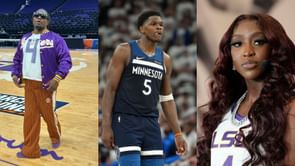 Flau’jae Johnson’s stepdad Ameen Brooks trolls Anthony Edwards after Timberwolves’ Game 4 loss vs Shai Gilgeous-Alexander’s OKC with AI generated snap