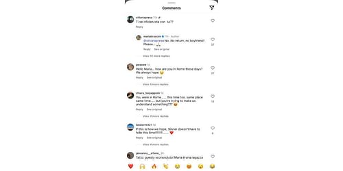 Comments on @mariabraccini's Instagram post