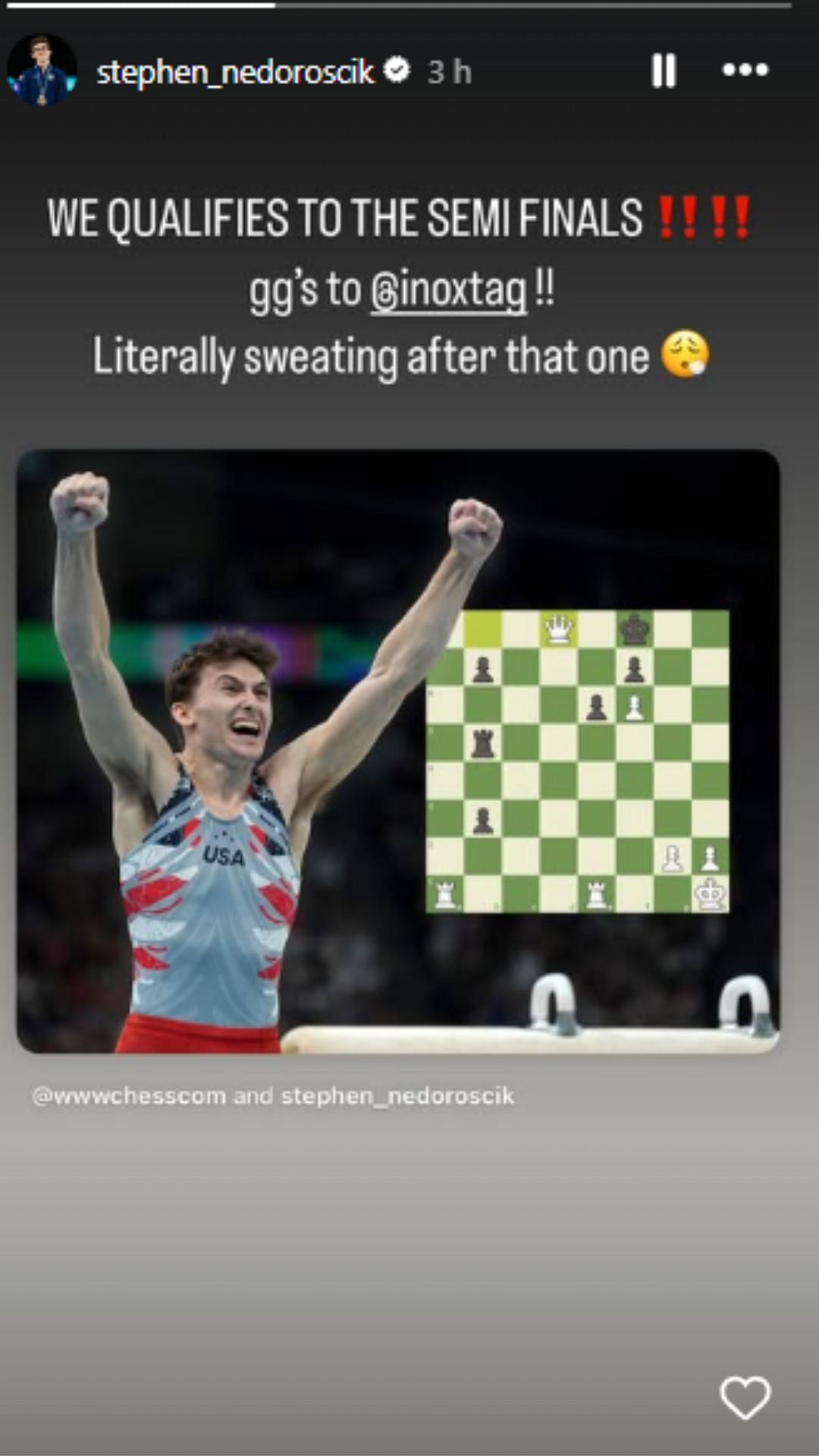 Via @stephen_nedoroscik on Instagram