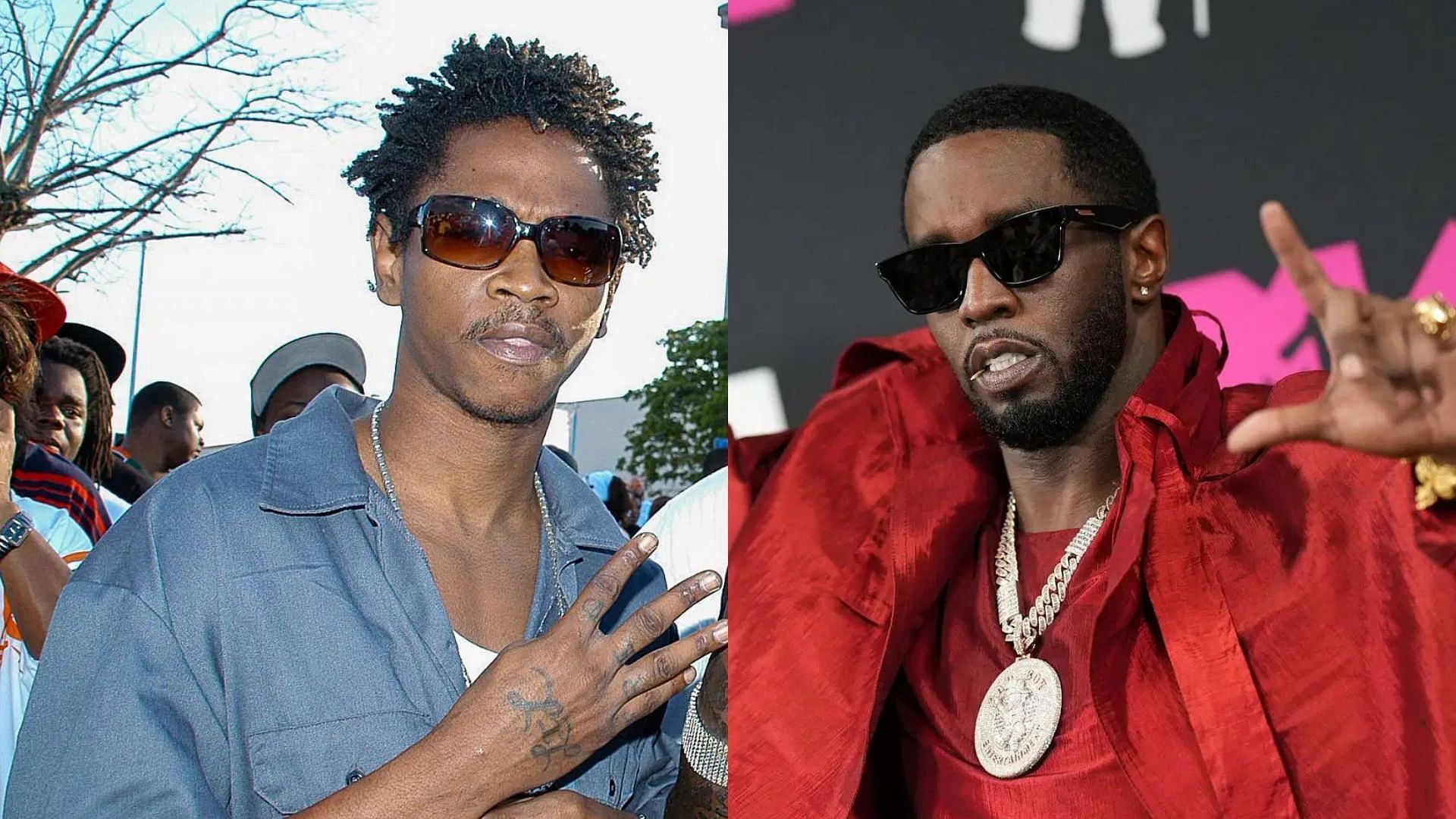 From L to R,  Freddy P and Sean &quot;Diddy&quot; Combs: Image via Getty Images