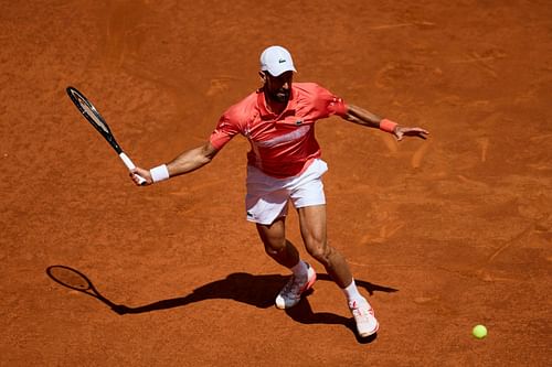 Novak Djokovic at the Mutua Madrid Open - Day Five - Source: Getty