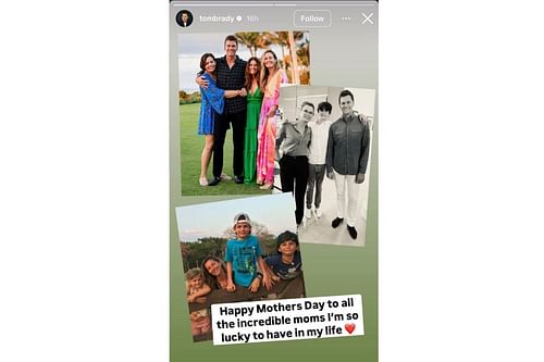 Tom Brady dedicates Mother's Day post for ex-wife Gisele Bündchen, Instagram