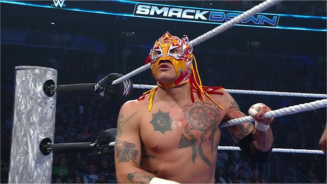 Rey Fenix ambushed from behind during confrontation with former WWE champion