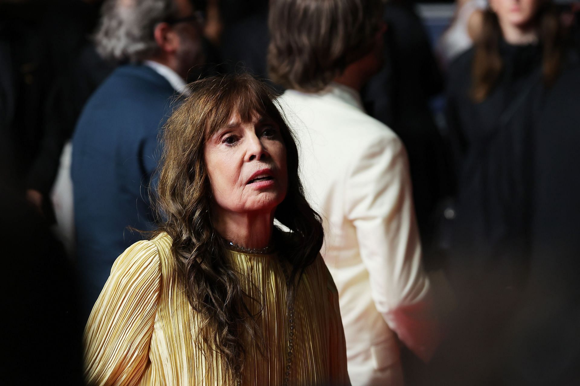 Talia Shire attends the "Megalopolis" Red Carpet (Image via Getty)