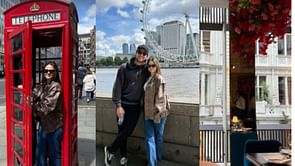 In Photos: Brad Montour, wife Ryiann visit London Eye and other famous tourist spots during United Kingdom offseason vacation