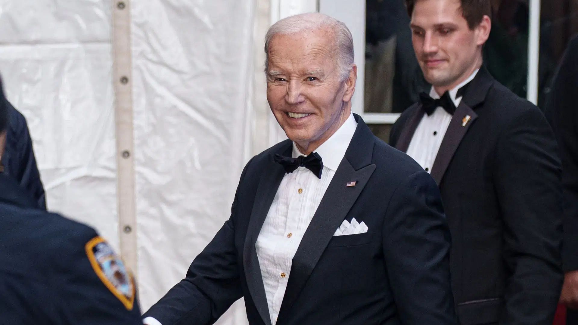 Former U.S. President Joe Biden is seen on March 23, 2025 in New York City (Image via Getty)