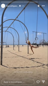 Screenshot of Instagram story (IG/@lexi.rodriguez)