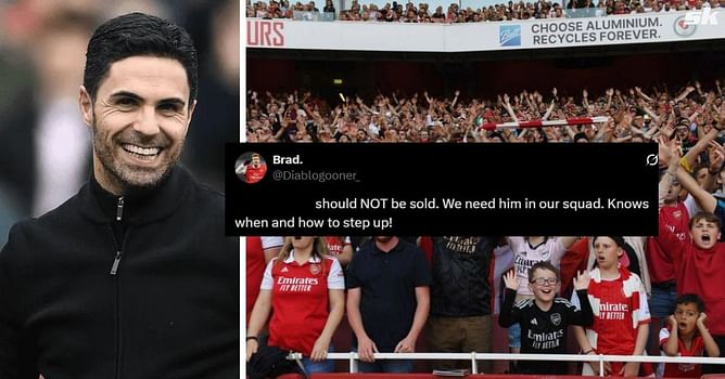 "Plays like he’s owned the shirt for years", "Can't sell him" - Fans praise Arsenal star for his showing in 1-0 win over Newcastle
