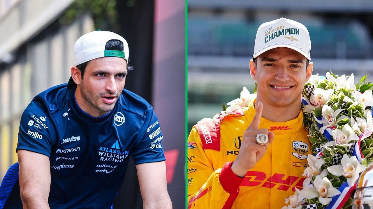 Carlos Sainz and Alex Palou | Image via Getty