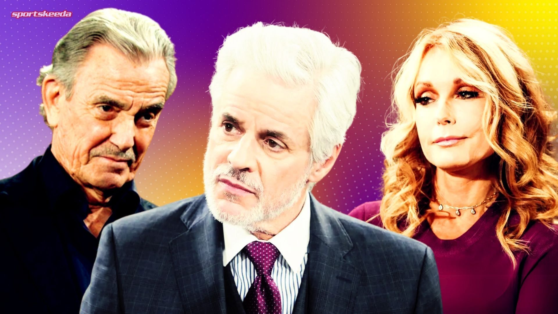 Micheal, Victor and Lauren on The Young and the Restless (Custom edit by Sportskeeda, Original Image [CBS])