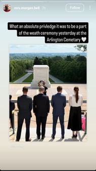 امرأة كريستوفر بيل إنستغرام