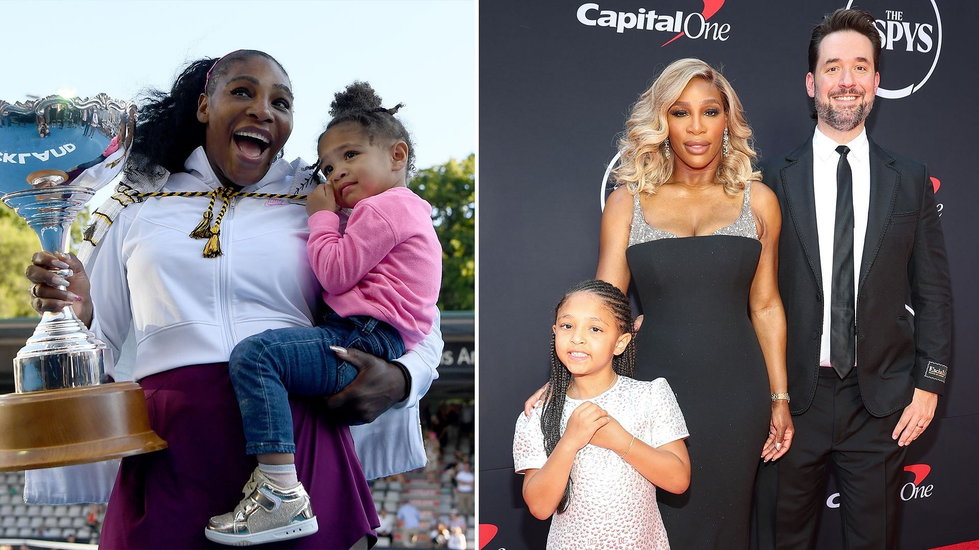 Serena Williams, Alexis Ohanian and their daughter - Image source - Getty