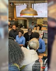 "So proud of my family": Alijah Arenas' mom, Laura Govan, applauds Cedric the Entertainer's latest achievement. (Image via Instagram @lauramgovan)