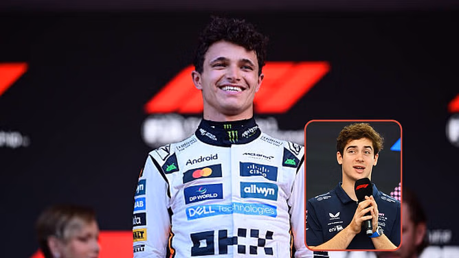 Franco Colapinto drops a 5-word reaction to Lando Norris winning the F1 Monaco GP