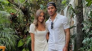 Kiefer Sherwood and fiancee Ariela visit luxury Miami restaurant collaborating with Casablanca during Miami Open 2025