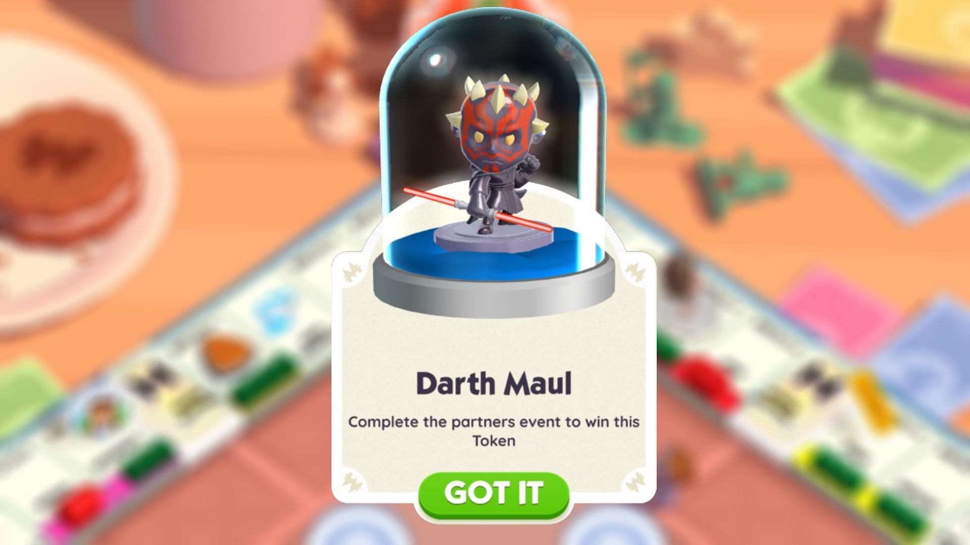 The Darth Vader token has arrived in Monopoly Go (Image via Scopely)