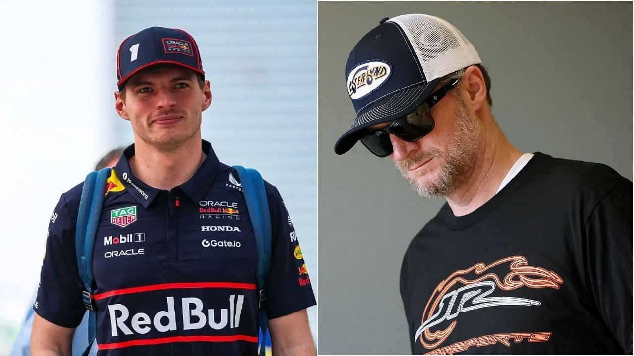 Max Verstappen and Dale Earnhardt Jr., Imagn