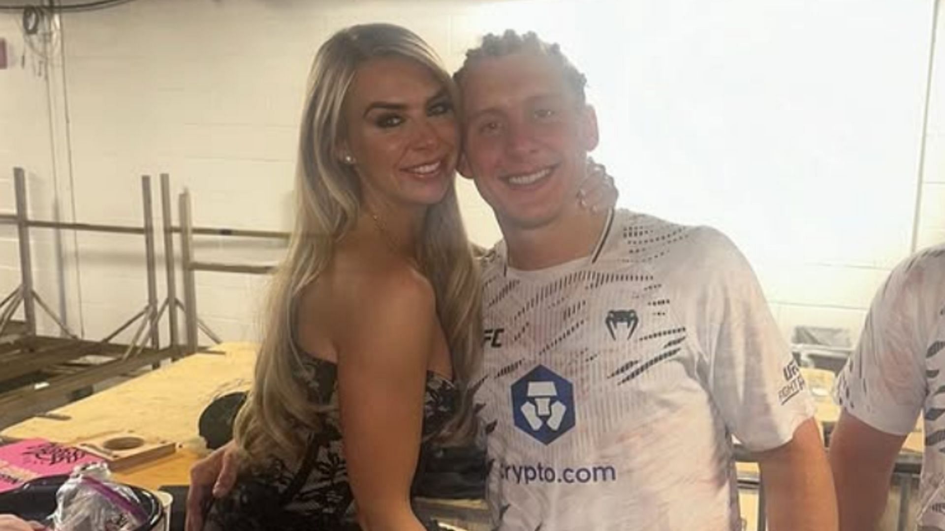 Paddy Pimblett (right) shares heartfelt message for his wife Laura Gregory (left) on her birthday. [Images courtesy: @theufcbaddy on Instagram]