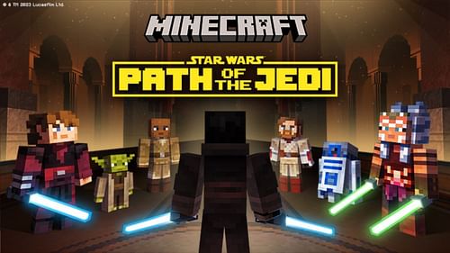 This add-on adds an array of custom maps and missions that players can embark on (Image via Mojang Studios)