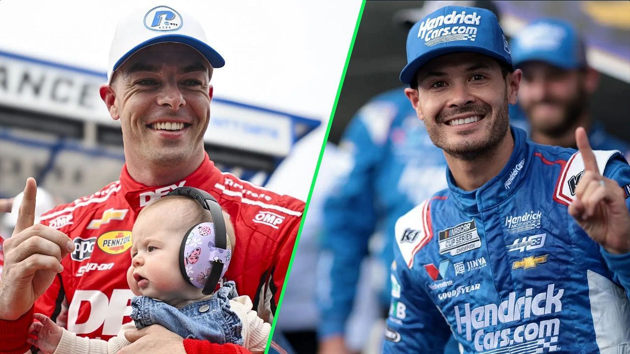 Scott McLaughlin and Kyle Larson | Image via Getty