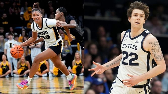Iowa's Jada Gyamfi reacts to Patrick McCaffery's latest "Chi-Town" photo dump ft. Theo Von