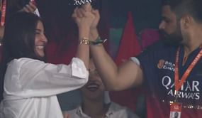 Anushka Sharma can’t control her smile as PBKS suffer shocking batting collapse in IPL 2025 Qualifier 1 against RCB