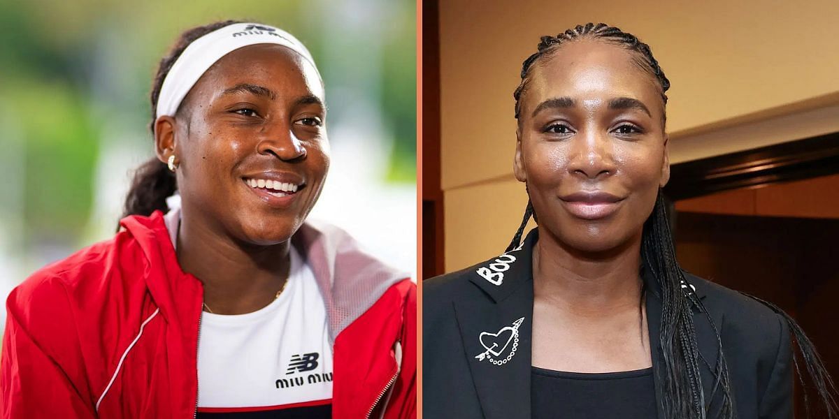Coco Gauff (left), Venus Williams (right), Sources: Getty