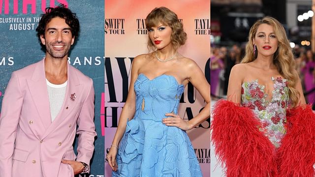 From L to R, Justin Baldoni, Taylor Swift and Blake Lively , image via Getty Images