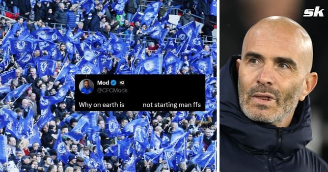 "Better bring him on in the 5th minute" - Fans confused as Chelsea star left out of XI for crucial Nottingham Forest clash