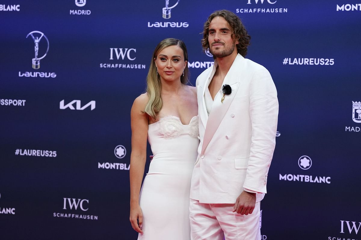 Stefanos Tsitsipas and girlfriend Paula Badosa ooze charm in romantic black-and-white cover shoot